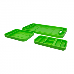 Trois plateaux à outils souples
