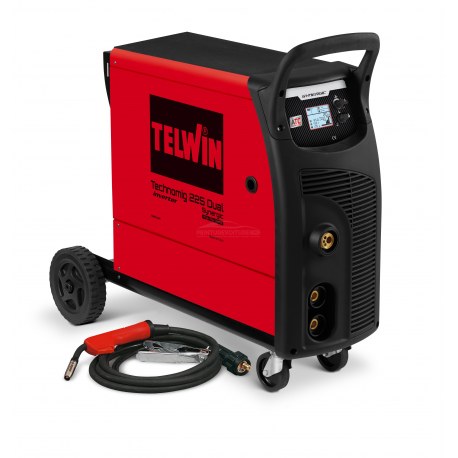 Poste de soudage TELWIN MIG/MAG MMA TIG TECHNO MIG 225 DUAL SYNERGIC