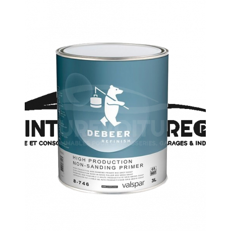 Apprêt DeBeer High Production Noir GS901 mouillé sur mouillé en 3L