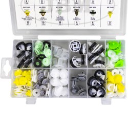 Coffret de  clips & agrafes pour panneau de porte Renault Dacia ( 85 pièces)