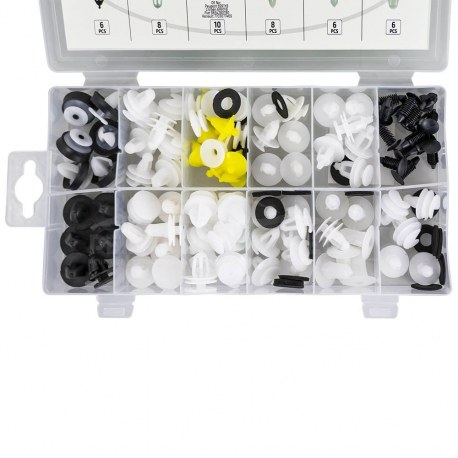 Coffret de 93 clips pour panneaux de porte Peugeot, Citroen