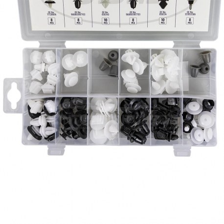 Coffret de 80 clips pour garnitures de Peugeot, Citroen