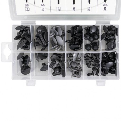 Coffret de 110 clips pour garnitures de Peugeot, Citroen