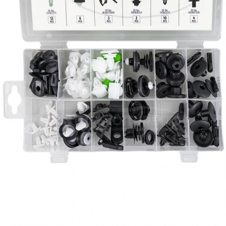 Coffret de 79 clips pour garnitures et panneau de porte VW, Audi, Skoda