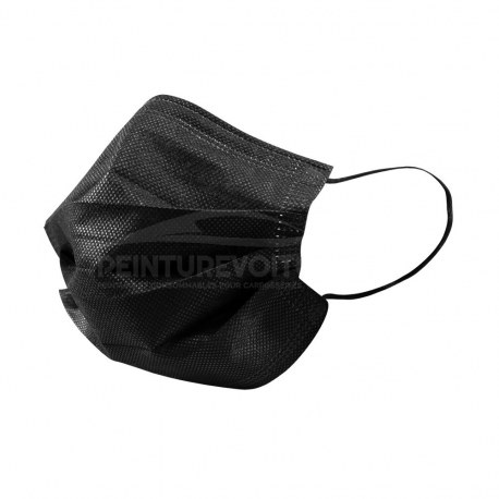 Boite de 50 masques jetables noirs
