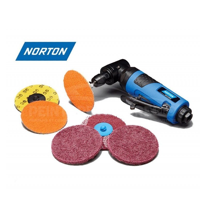 Norton Intissé Compact Rapid Blaze 125 Mm - Disque Abrasif Céramique Extra Grossier Pour Meuleuse D'Angle