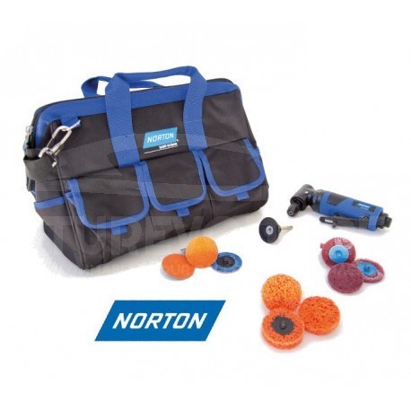 Pack mini meuleuse d'angle Norton avec accessoires