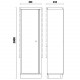 BETA Tools - Armoire 1 porte pour ameublement d'atelier