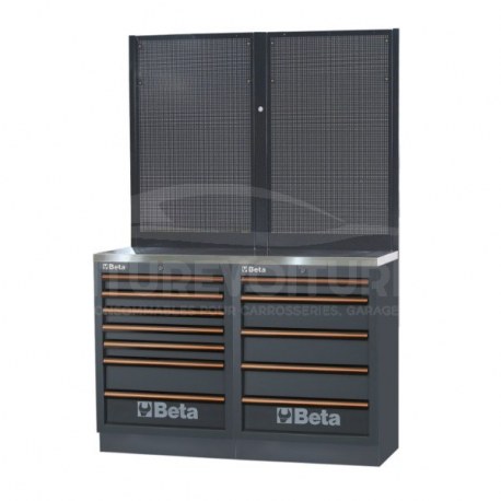 Mobilier établis d'atelier BETA Tools 2 modules de 1,3m