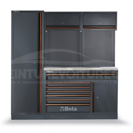 Ensemble mobilier d'atelier BETA C45PRO EX
