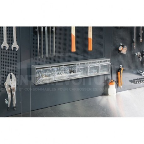 Bacs de rangement en plastique avec support pour Mobilier BETA Gamme C45PRO