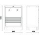 Module fixe 3 tiroirs et 2 bobines pour gamme C45PRO BETA