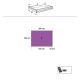 Module enrouleur fixe 3 tiroirs pour gamme mobilier C45PRO BETA