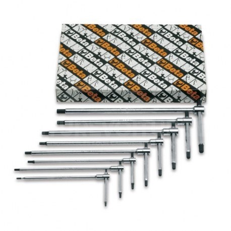 Jeu de 14 clés mâles et 6 pans en T Beta Tools