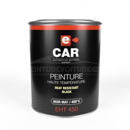 Peinture haute température en pot de couleur Noir - ECAR