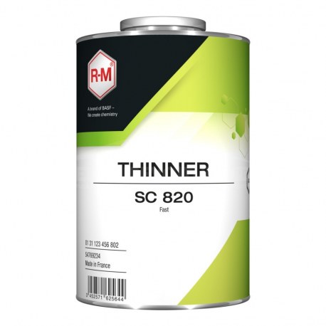 Diluant rapide R-M SC820 en 1L et 5L