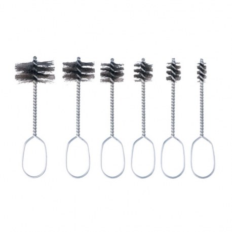 6 Brosses en acier inoxydable pour le nettoyage et l'élimination de la corrosion