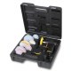 Mallette BETA avec mini ponceuse roto orbitale, plateau et assortiment d'abrasifs