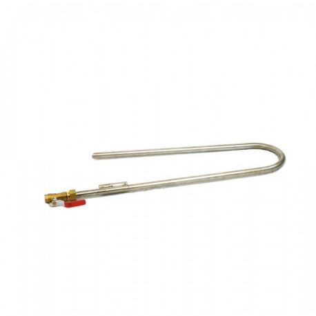 Robinet et canne inox pour porte fût