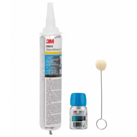 Kit réparation pare-brise 3M avec colle rapide monocomposante