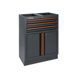 Module fixe avec 3 tiroirs, 2 portes pour combinaison BETA MOBILIER C45PRO