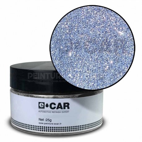 Metal Flakes ECAR couleur Ice Blue 100µ