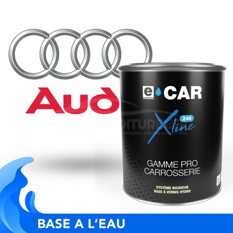 Peinture Audi bicouches hydro en pot