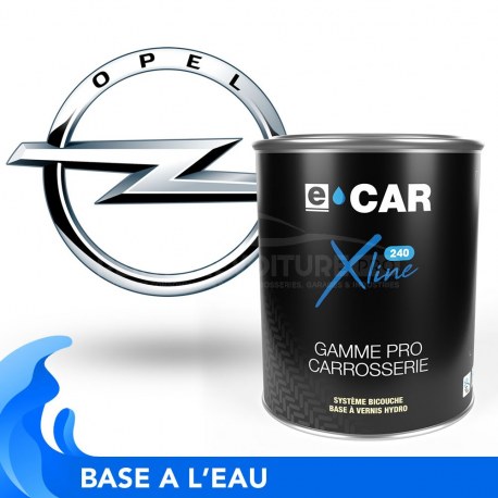 Peinture Opel bicouches hydro en pot