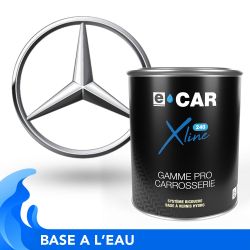 Peinture Mercedes bicouches hydro en pot