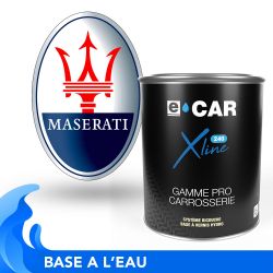 Peinture Maserati bicouches hydro en pot