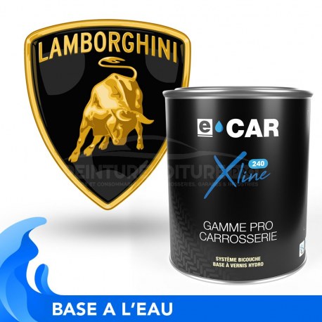 Peinture Lamborghini bicouches hydro en pot