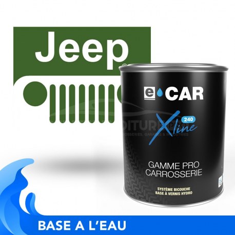 Peinture Jeep bicouches hydro en pot