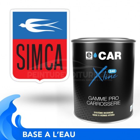 Peinture Simca bicouches hydro en pot