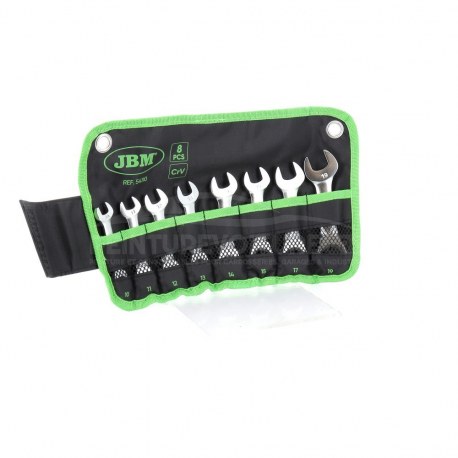 Pack de 8 clés mixtes réversibles courtes
