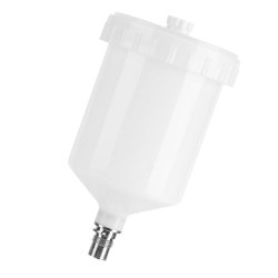Godet en plastique dur en 125ml pour pistolet peinture SATAminijet